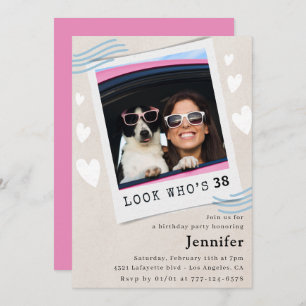 Convites Foto: Veja quem faz 38 anos