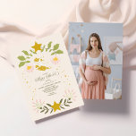 Convites Foto Vintage Chá de fraldas Botânico Celestial<br><div class="desc">Celebre o próximo pacote de alegria com nosso Vintage Celestial Chá de fraldas Invitation. A cintura celestial, entrelaçada com elementos botânicos, cria um convite que irradia charme e elegância. Matizes de Vintage deram o tom para uma celebração de eterno, convidando amigos e família a um chá de fraldas que é...</div>