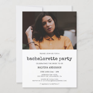 Convites Fotografia de Festa de solteira da máquina de esc