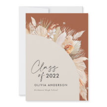 Fotografia de gradução terracotta pampas botânica 