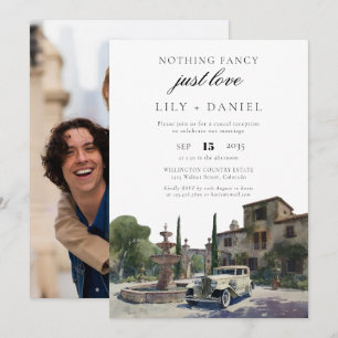 Convites Fotografia de Recepção de Casamento em Elopement O