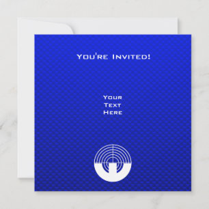 Convites Fotografia do esporte azul