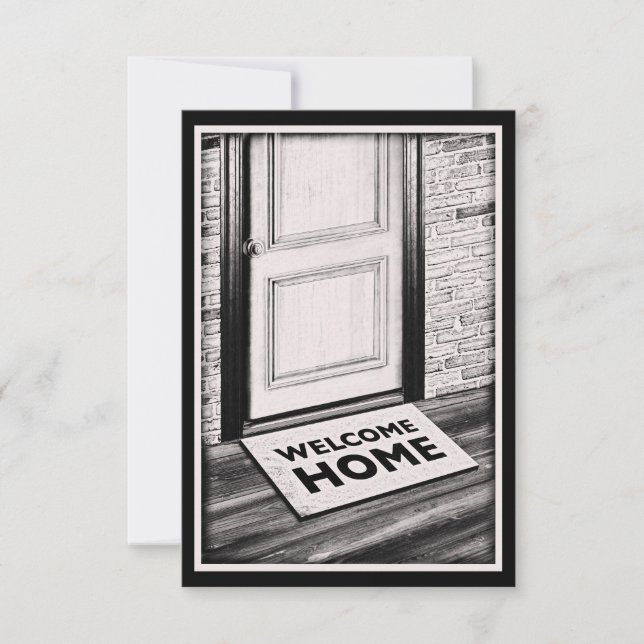 Convites fotografia do tapete da porta de entrada (Frente)