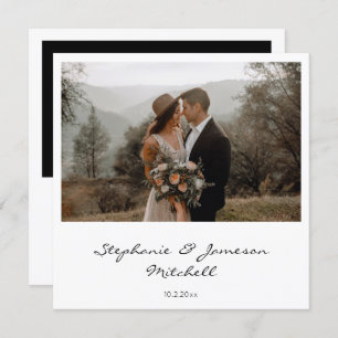 Convites Fotografia e tipografia instantâneas