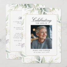 Fotografia Funerária "Celebração da Vida" com Verd