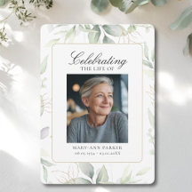 Fotografia Funerária "Celebração da Vida" com Verd