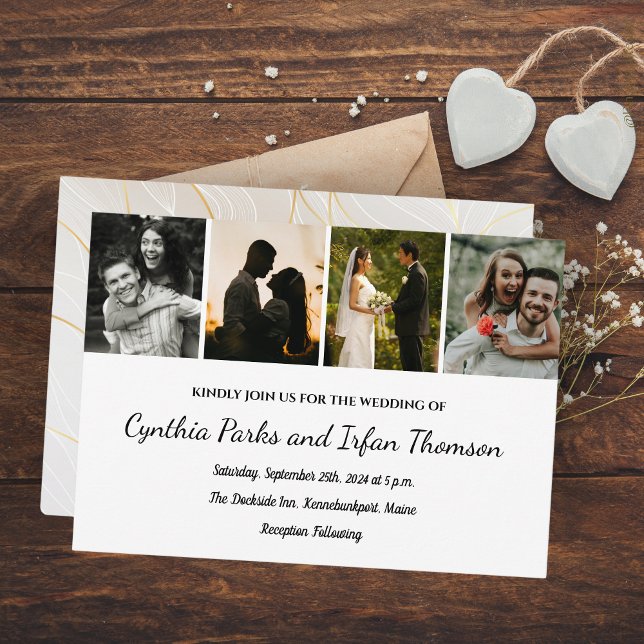 Convites Fotografias Personalizadas Para Casais De Casament (Criador carregado)