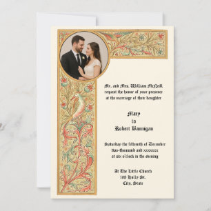 Convites Fotos de Casamento em Estilo Medieval