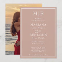 Fotos de Casamento Modernas Minimalistas Boho Rosa