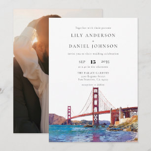 Convites Fotos de Destino de Casamento em San Francisco