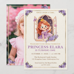Convites Fotos do Primeiro Aniversário da Princesa Capricho