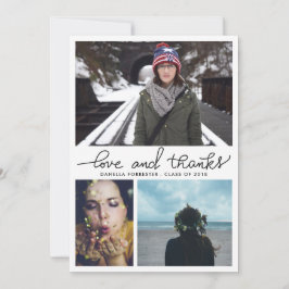 Convites Fotos graduadas bonitos do roteiro três do amor e