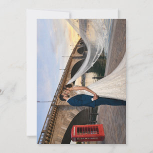Convites Fotos Personalizadas de Casamento na London Bridge