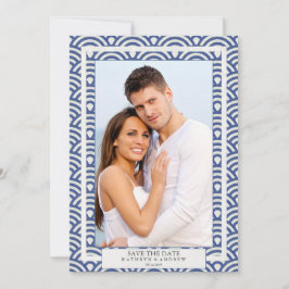 Convites Fotos Planas de Casamento Japonês Seigaiha Save Th