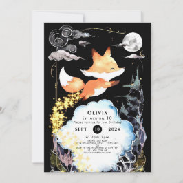 Convites Fox Birthday Woods Whimsy