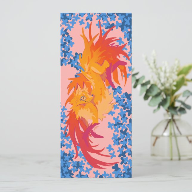 Convites Fox fantasy (Em pé/Frente)