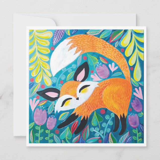Convites Fox Mini Art Impressão da Lainey (Frente)