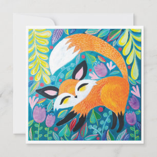 Convites Fox Mini Art Impressão da Lainey