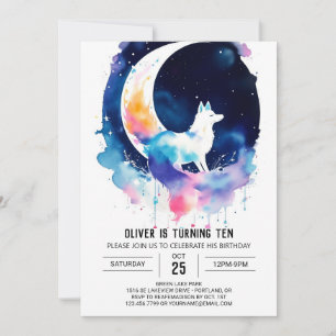Convites Fox Whimsland Birthday