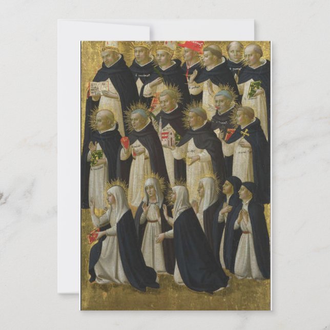 Convites Fra Angelico - A Abençoada Dominicana (Frente)