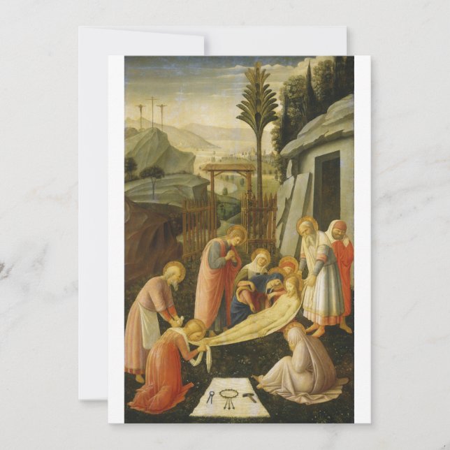 Convites Fra Angico - O Entombamento do Cristo (Frente)