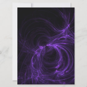 Convites fractal roxo