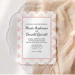 Convites Fragmento de Pincel Suave<br><div class="desc">Os tons de branco suave de pêssego adicionam um toque de romance à sua papelaria. Personalize nossa bela papelaria com seus detalhes de evento fácil e rapidamente, basta pressionar o botão personalizar. Está incluída a coordenação no verso. Itens correspondentes para concluir sua coleção de eventos estão disponíveis em nossa loja...</div>