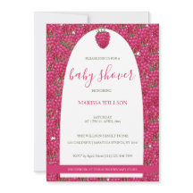 Framboesas Pintadas manualmente Padrão de Aquarela