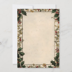 Convites Frame da Vintage do ornamentado com os Florais de