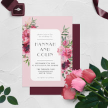 Frame Moderno Romântico de Rosa Peony