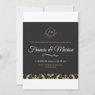 Convites Francis & Marion