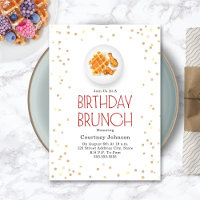 Frango e Waffle Birthday Brunch