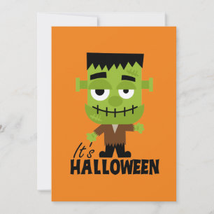 Convites Frankenstein, é o Dia das Bruxas
