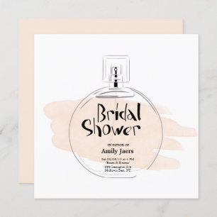 Convites Frasco de Perfume do Chá de panela