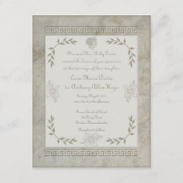 Convites Frase Latin de Juno da deusa junto com a vida