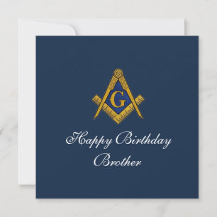Convites Freemason Masonic Mason Freemason Birthday