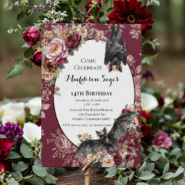 Convites French Country Bat Birthday Invitation