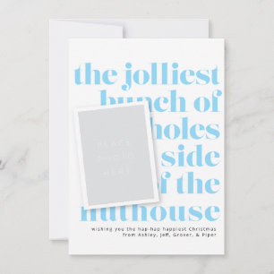 Convites Frente de Retrato de Tradição de Feriado de Bunch