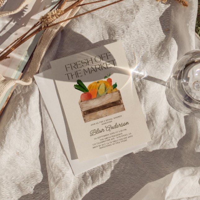 Convites Fresco Do Chá de panela De Mercado (Criador carregado)