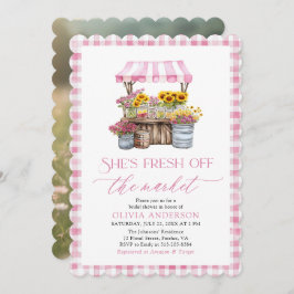 Convites Fresco Do Chá de panela De Mercado Dos Agricultore