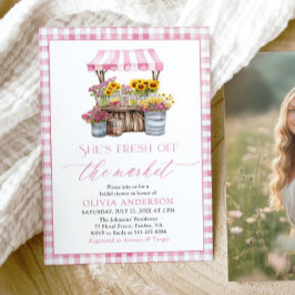 Convites Fresco Do Chá de panela De Mercado Dos Agricultore