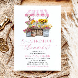 Convites Fresco Do Chá de panela De Mercado Dos Agricultore