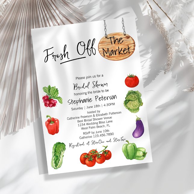 Convites Fresco do Chá de panela de Sinal de Madeira do Mer (Criador carregado)