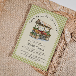 Convites Fresco do Chá de panela do mercado