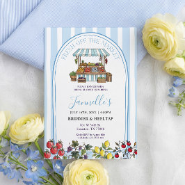 Convites Fresh Off The Market Bridal Shower Invitation