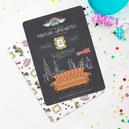 Convites FRIENDS™ Central Perk Quadro de Giz Festa de Forma