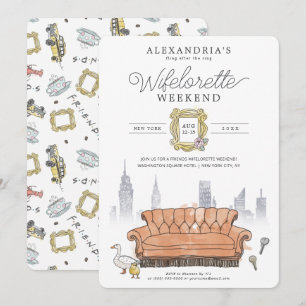 Convites FRIENDS™    Farra Depois do Anel Wifelorette