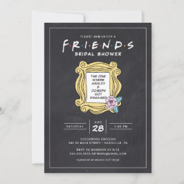 Convites FRIENDS™ O Que Tem o Chá de Bebê da Lousa