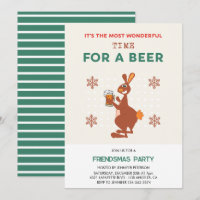 Convites Friendsmas Kangaroo Engraçado  Piada de C