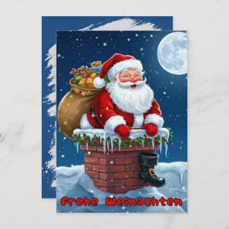 Convites Frohe Weinachten, Postkarte 